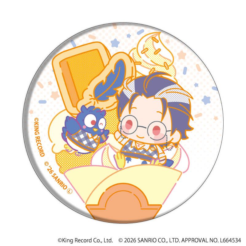 缶バッジ「ヒプノシスマイク SANRIO NAKAYOKU EDIT」04/ブラインド(9種)(コラボイラスト)