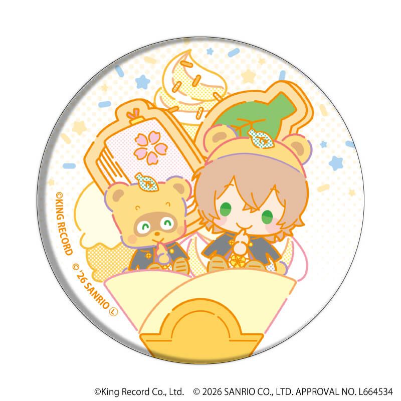 缶バッジ「ヒプノシスマイク SANRIO NAKAYOKU EDIT」03/ブラインド(9種)(コラボイラスト)