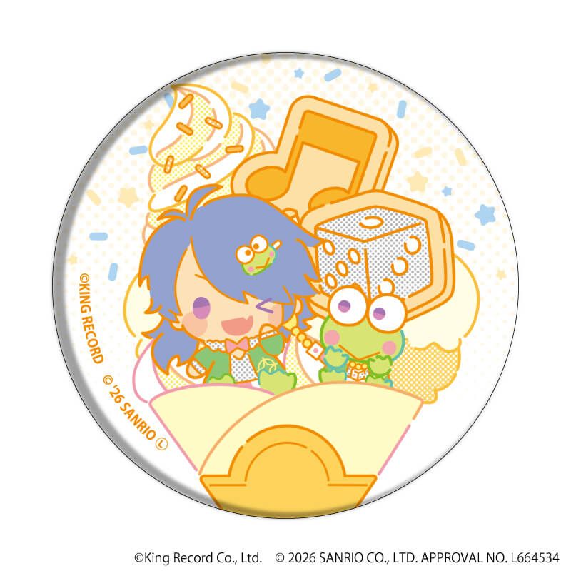 缶バッジ「ヒプノシスマイク SANRIO NAKAYOKU EDIT」03/ブラインド(9種)(コラボイラスト)