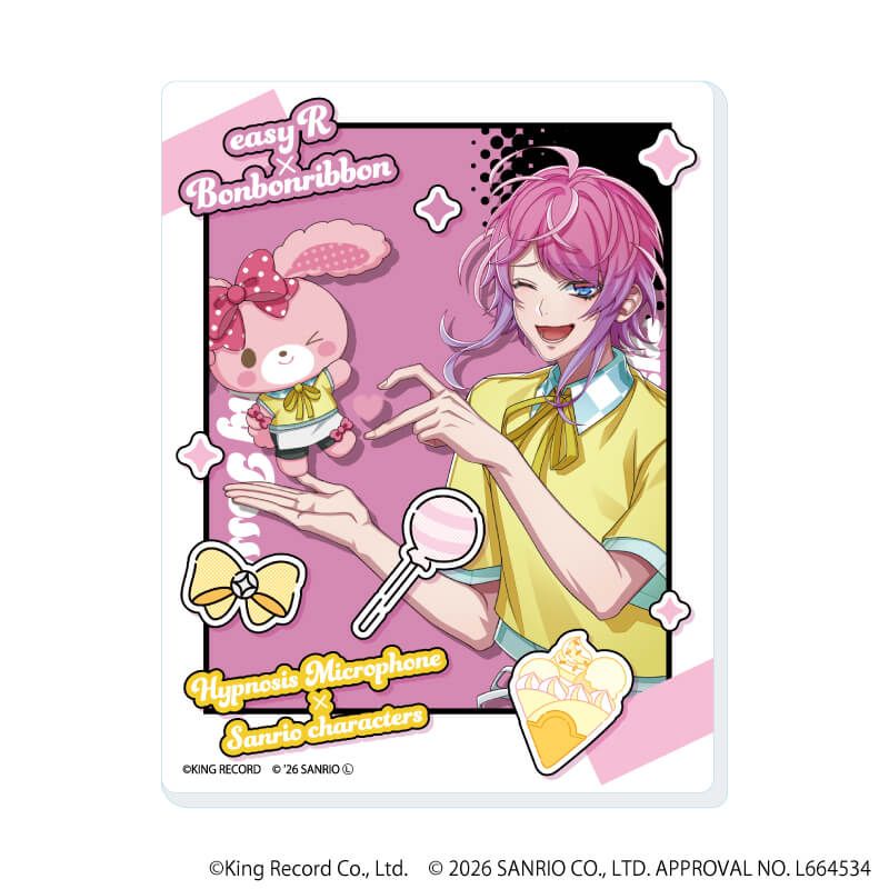 アクリルカード「ヒプノシスマイク SANRIO NAKAYOKU EDIT」03/ブラインド(9種)(コラボイラスト)