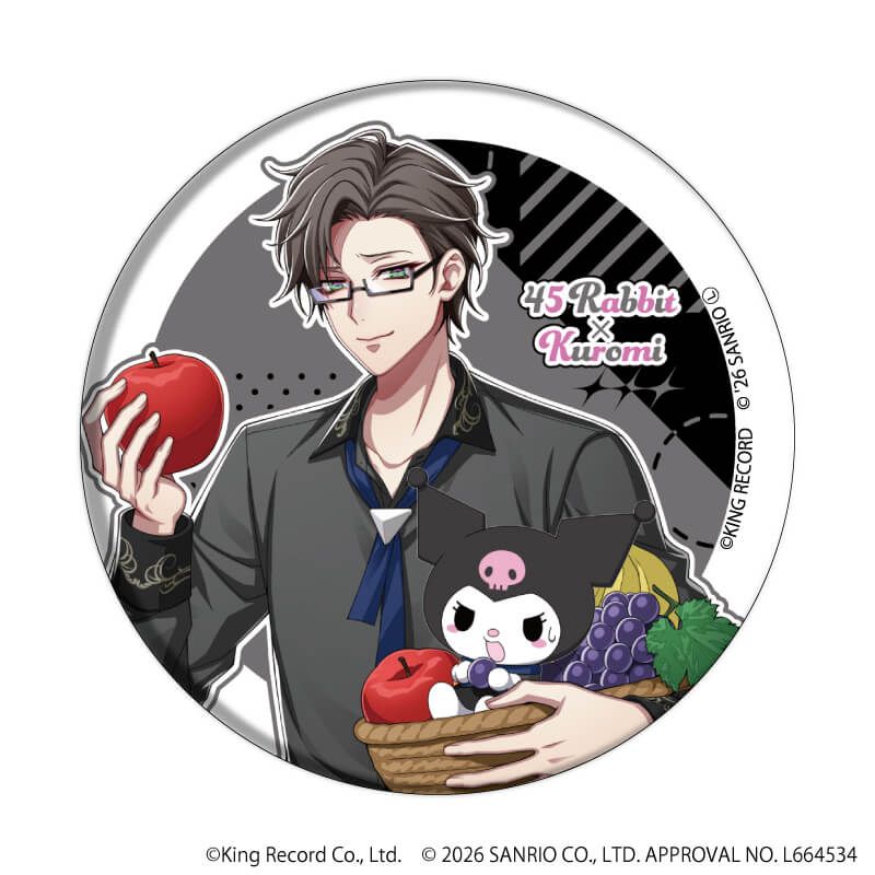 缶バッジ「ヒプノシスマイク SANRIO NAKAYOKU EDIT」01/ブラインド(9種)(コラボイラスト)