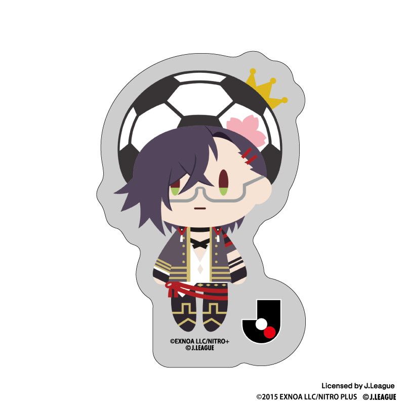 刀剣乱舞 出陣！Jリーグ応援本丸 御伴散歩 ぼーる装備 ダイカットマグネット Vol.3 コンプリートセット(全10種)