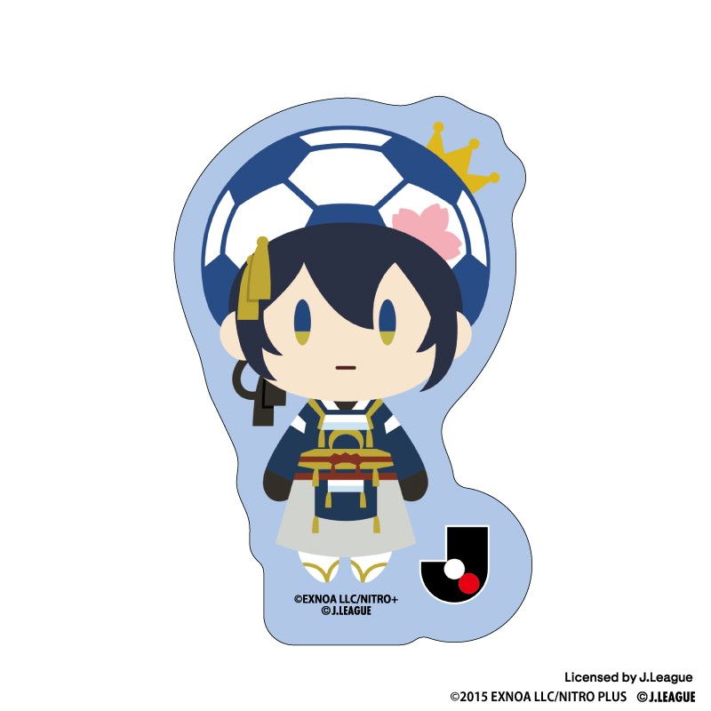 刀剣乱舞 出陣！Jリーグ応援本丸 御伴散歩 ぼーる装備 ダイカットマグネット Vol.1 ブラインド(10種)