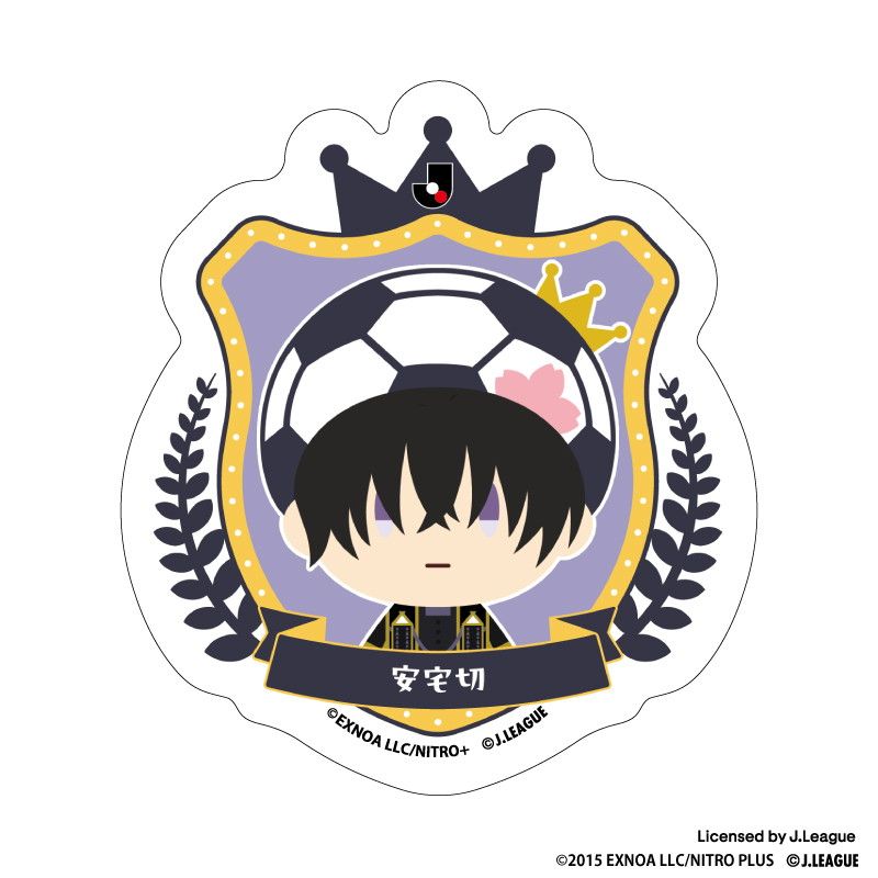 刀剣乱舞 出陣！Jリーグ応援本丸 御伴散歩 ぼーる装備 ダイカットステッカー 安宅切