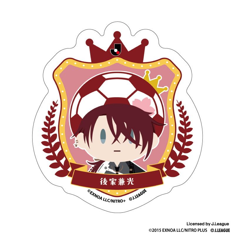刀剣乱舞 出陣！Jリーグ応援本丸 御伴散歩 ぼーる装備 ダイカットステッカー 後家兼光