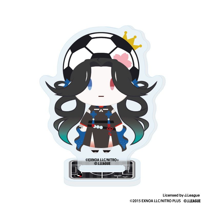 刀剣乱舞 出陣！Jリーグ応援本丸 御伴散歩 ぼーる装備 アクリルスタンド 七星剣