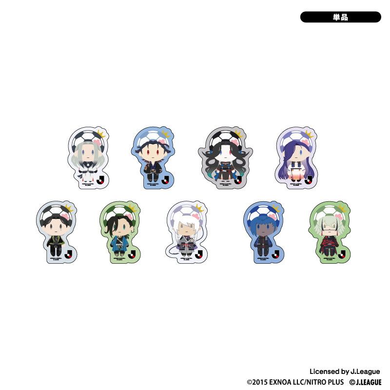 刀剣乱舞 出陣！Jリーグ応援本丸 御伴散歩 ぼーる装備 ダイカットマグネット Vol.11 ブラインド(9種)