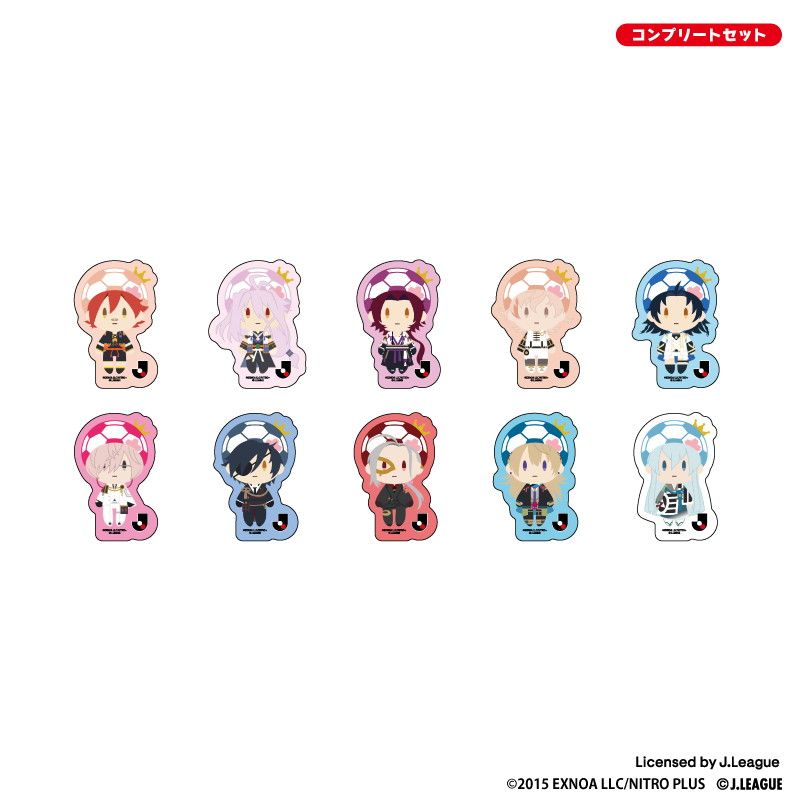 刀剣乱舞 出陣！Jリーグ応援本丸 御伴散歩 ぼーる装備 ダイカットマグネット Vol.4 コンプリートセット(全10種)