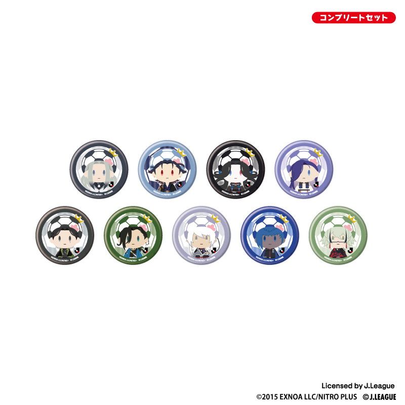 刀剣乱舞 出陣！Jリーグ応援本丸 御伴散歩 ぼーる装備 缶バッジ Vol.11 コンプリートセット(全9種)