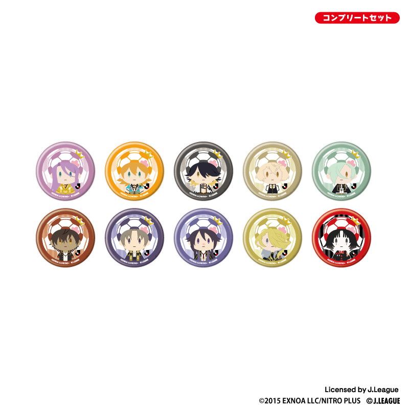 刀剣乱舞 出陣！Jリーグ応援本丸 御伴散歩 ぼーる装備 缶バッジ Vol.6 コンプリートセット(全10種)