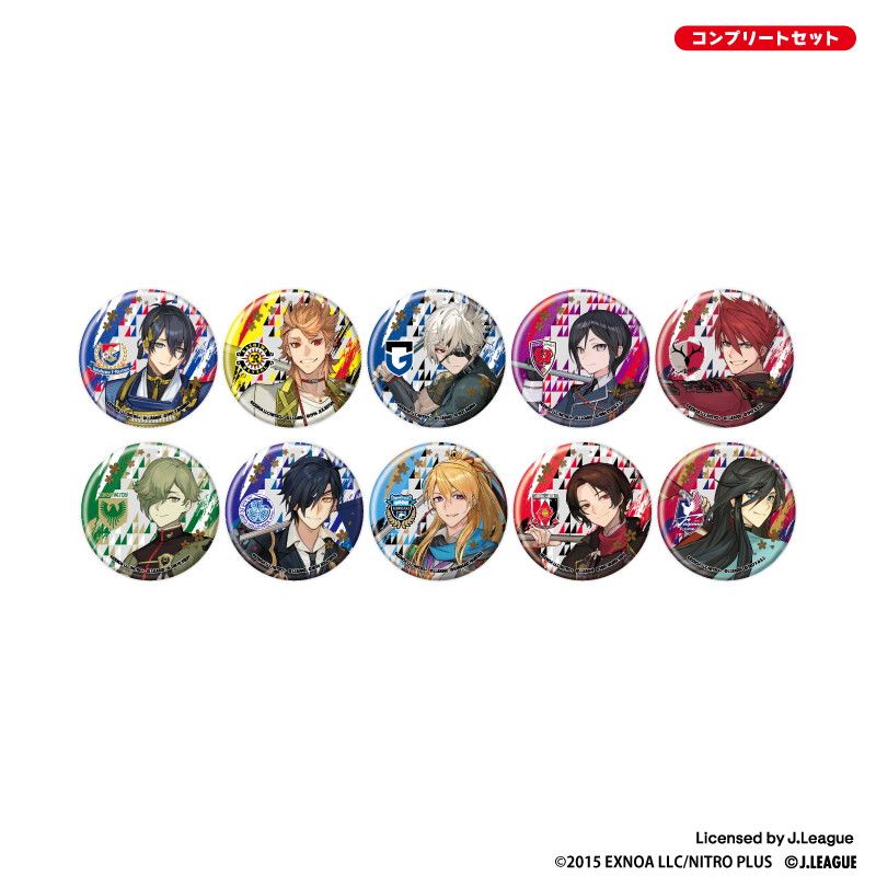 刀剣乱舞 出陣！Jリーグ応援本丸 缶バッジ Vol.1 コンプリートセット(全10種)