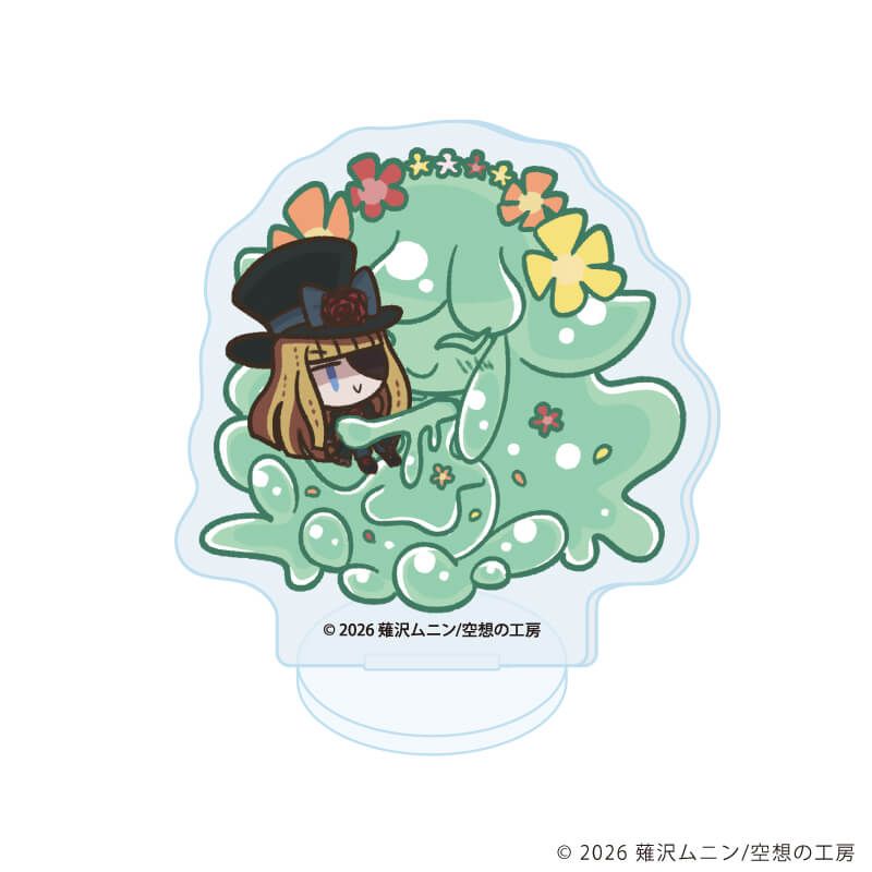 アクリルぷちスタンド「▼スライム娘は人間と友達になりたいようだ+」01/コンプリートセット(全5種)(描き下ろしイラスト)