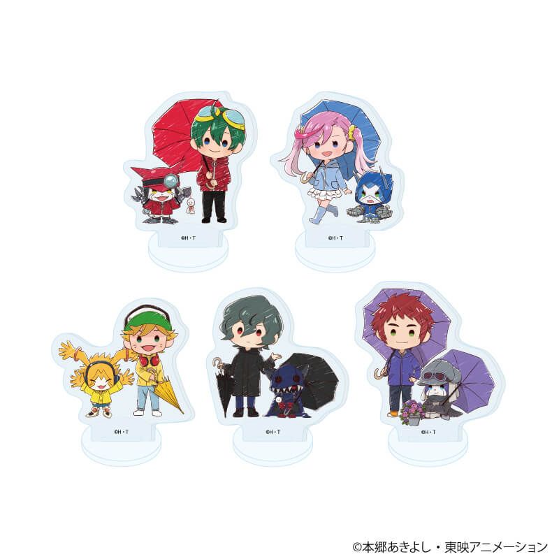 アクリルぷちスタンド「デジモンユニバース アプリモンスターズ」01/梅雨ver. コンプリートセット(全5種)(グラフアートイラスト)