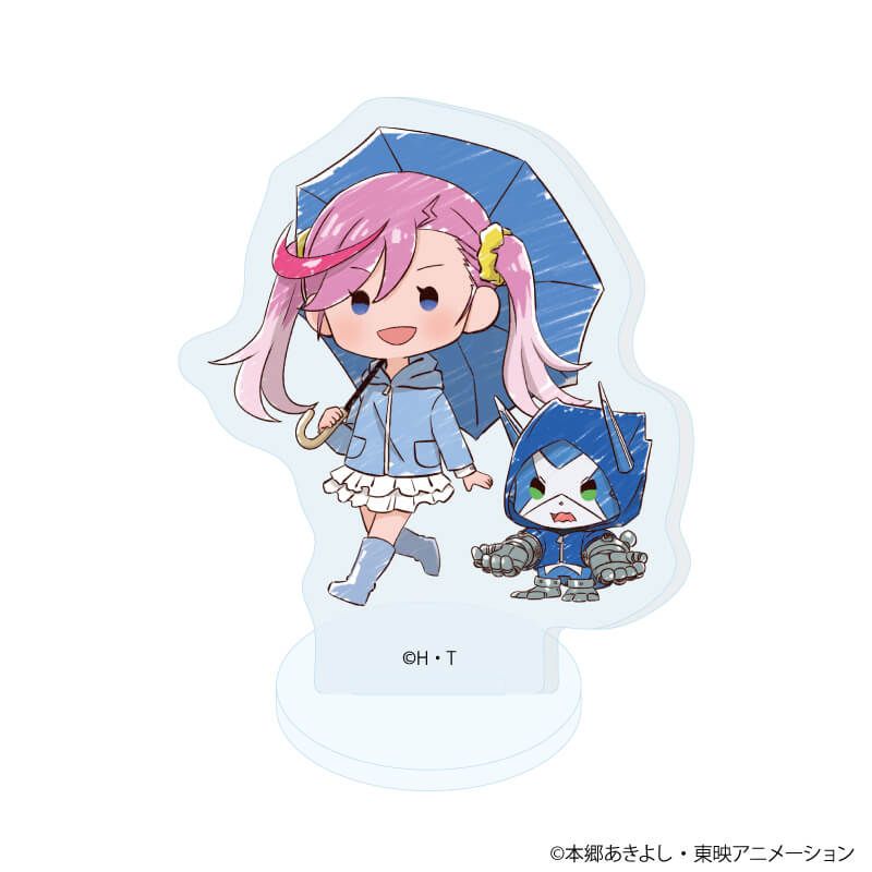 アクリルぷちスタンド「デジモンユニバース アプリモンスターズ」01/梅雨ver. コンプリートセット(全5種)(グラフアートイラスト)