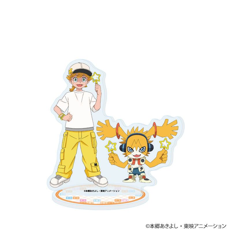 アクリルスタンド「デジモンユニバース アプリモンスターズ」03/飛鳥虎次郎&ミュージモン シャボン玉ver.(描き下ろしイラスト)