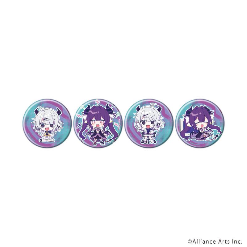 缶バッジ「ゆんゆん電波シンドローム」13/ブラインド(4種)(ミニキャライラスト)