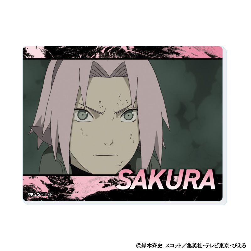 ミニアクリルプレート「NARUTO-ナルト- 疾風伝」09/セット1 コンプリートセット(全8種)(場面写イラスト)