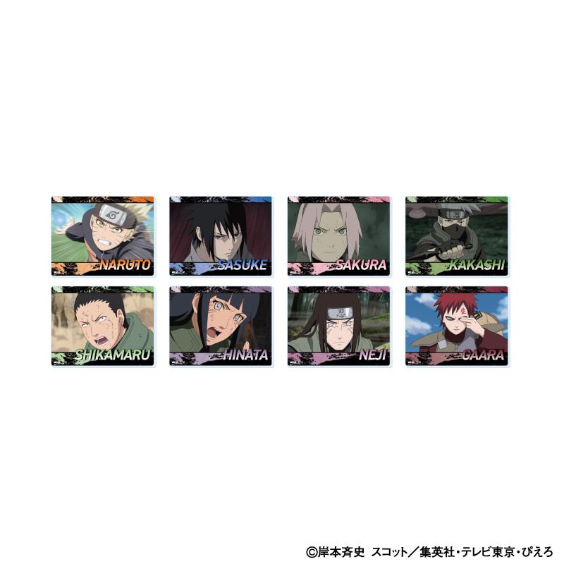ミニアクリルプレート「NARUTO-ナルト- 疾風伝」09/セット1 ブラインド(8種)(場面写イラスト)