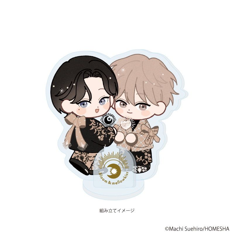 アクリルスタンドプレート「.Bloom＆メロキス展 2026」01/末広マチ(How to melt)(描き下ろしイラスト)