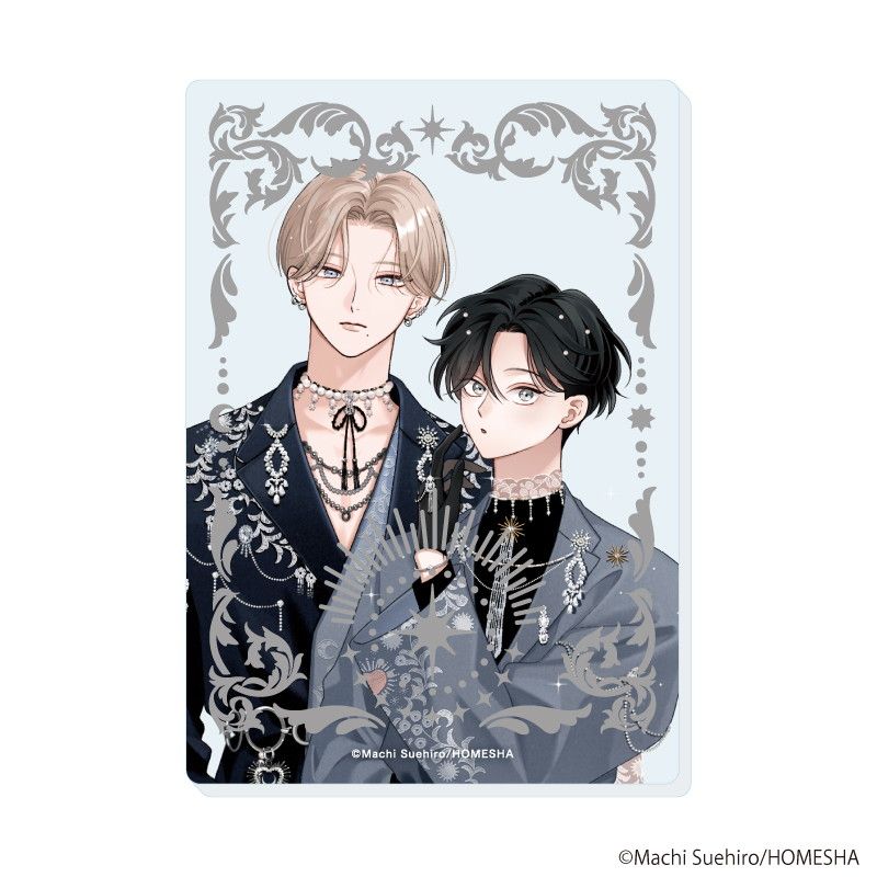 箔押しクリアカード「.Bloom＆メロキス展 2026」02/末広マチ(描き下ろしイラスト)
