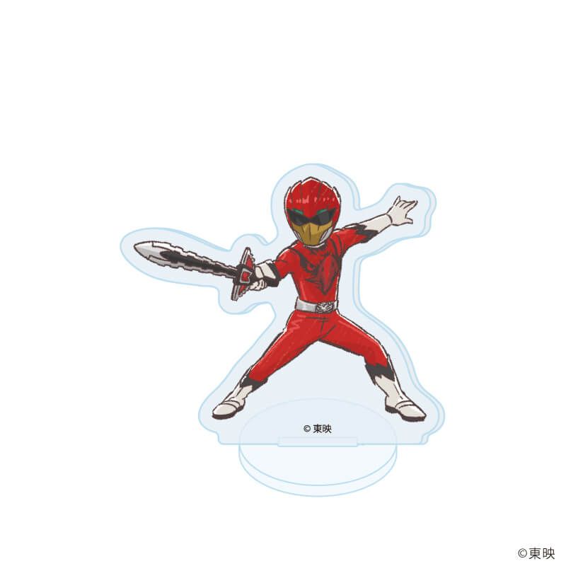 アクリルぷちスタンド「動物戦隊ジュウオウジャー」01/コンプリートセット(全6種)(グラフアートイラスト)