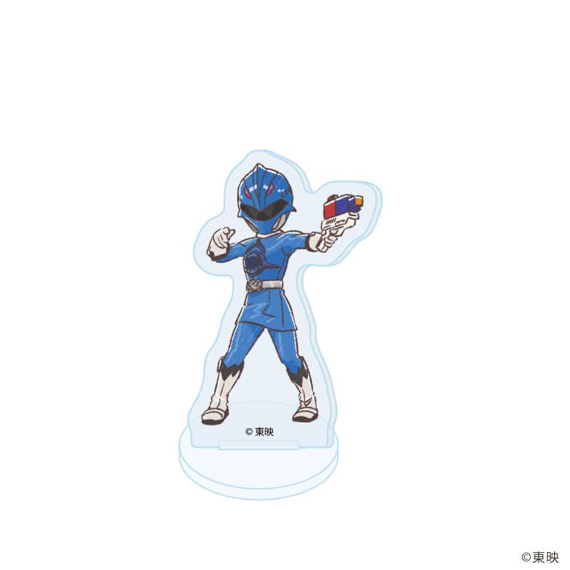 アクリルぷちスタンド「動物戦隊ジュウオウジャー」01/コンプリートセット(全6種)(グラフアートイラスト)
