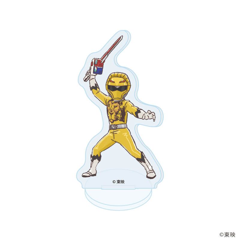 アクリルぷちスタンド「動物戦隊ジュウオウジャー」01/コンプリートセット(全6種)(グラフアートイラスト)