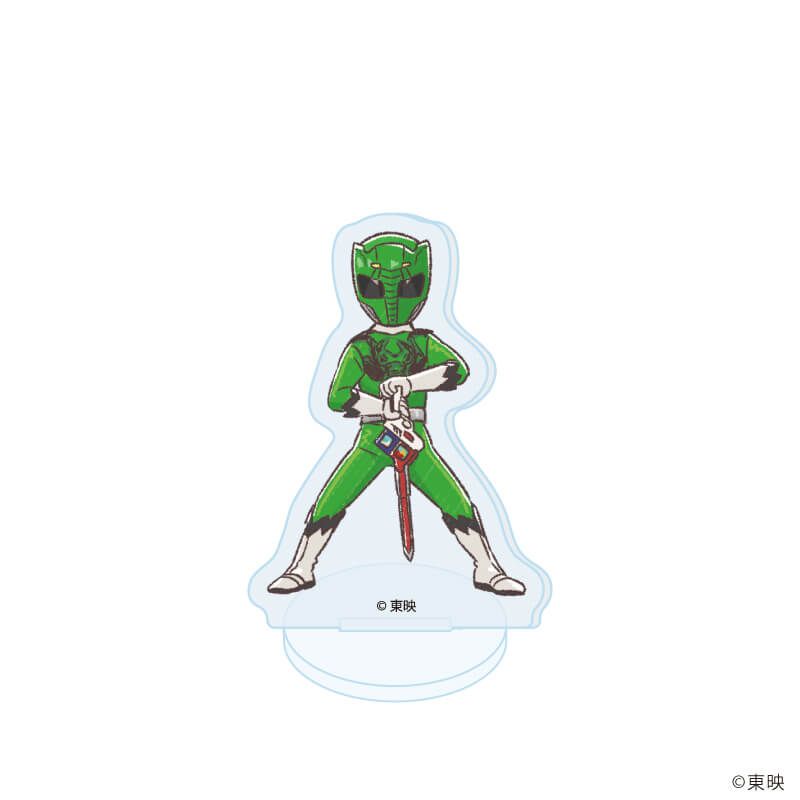 アクリルぷちスタンド「動物戦隊ジュウオウジャー」01/コンプリートセット(全6種)(グラフアートイラスト)