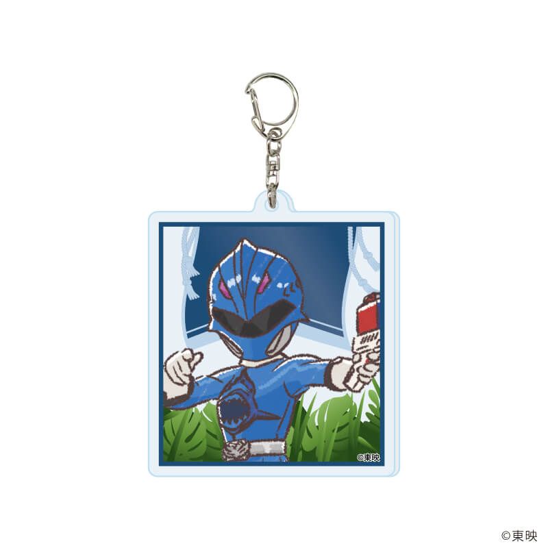 アクリルキーホルダー「動物戦隊ジュウオウジャー」01/コンプリートセット(全6種)(グラフアートイラスト)