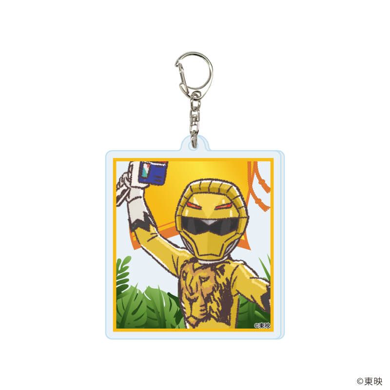 アクリルキーホルダー「動物戦隊ジュウオウジャー」01/コンプリートセット(全6種)(グラフアートイラスト)