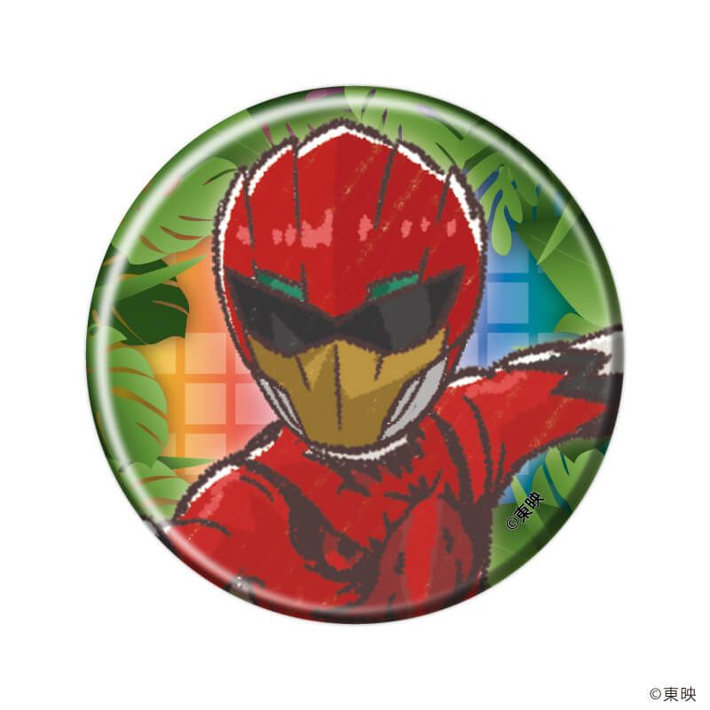 缶バッジ「動物戦隊ジュウオウジャー」01/コンプリートセット(全6種)(グラフアートイラスト)