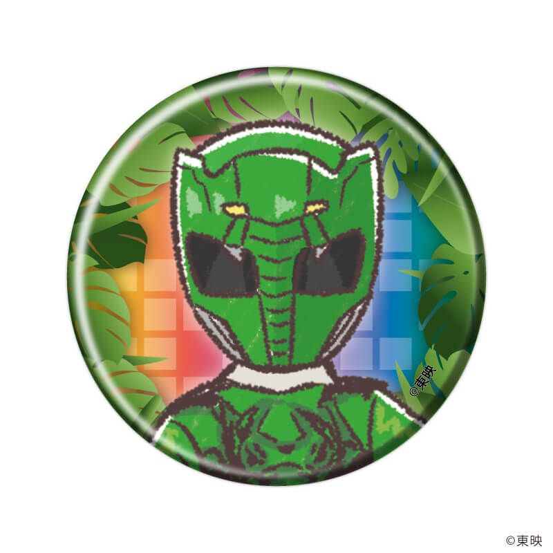 缶バッジ「動物戦隊ジュウオウジャー」01/コンプリートセット(全6種)(グラフアートイラスト)