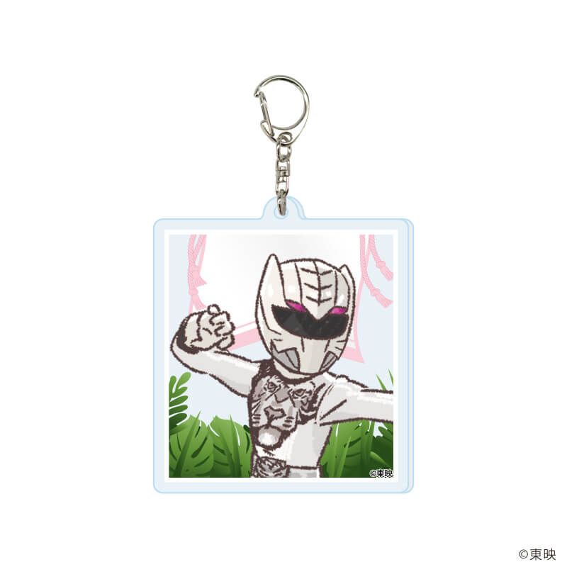 アクリルキーホルダー「動物戦隊ジュウオウジャー」01/ブラインド(6種)(グラフアートイラスト)