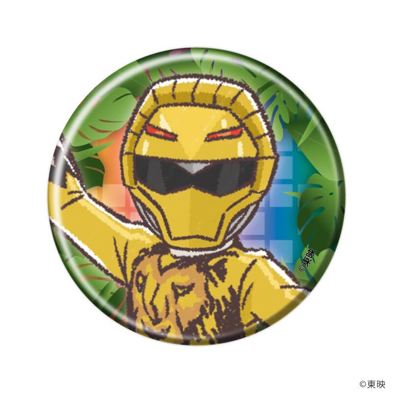 缶バッジ「動物戦隊ジュウオウジャー」01/ブラインド(6種)(グラフアートイラスト)