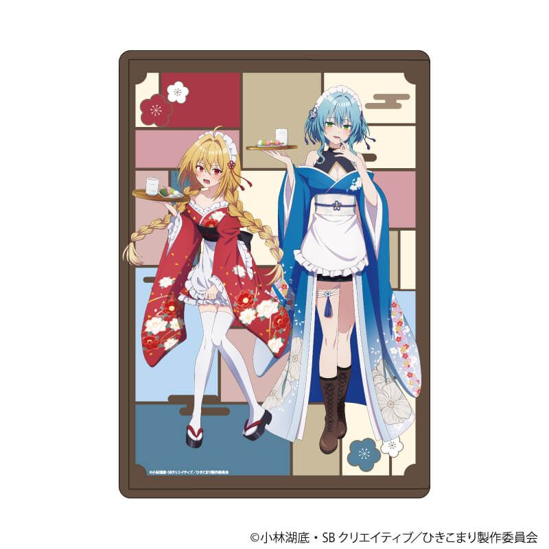 キャラクリアケース「ひきこまり吸血姫の悶々」05/集合デザイン 和装メイドver.(描き下ろしイラスト)