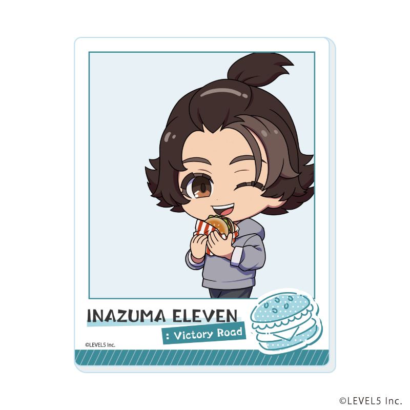 アクリルカード「イナズマイレブン 英雄たちのヴィクトリーロード」03/食べ歩きver. コンプリートセット(全8種)(ミニキャライラスト)