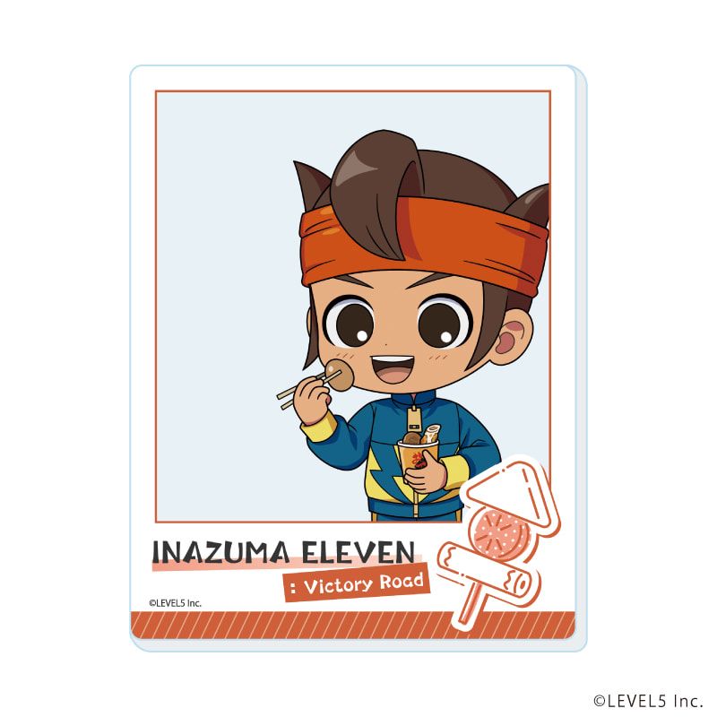 アクリルカード「イナズマイレブン 英雄たちのヴィクトリーロード」03/食べ歩きver. コンプリートセット(全8種)(ミニキャライラスト)