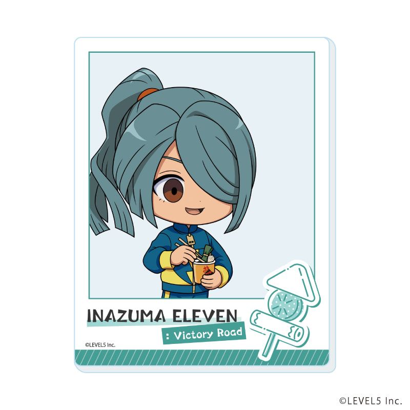 アクリルカード「イナズマイレブン 英雄たちのヴィクトリーロード」03/食べ歩きver. コンプリートセット(全8種)(ミニキャライラスト)