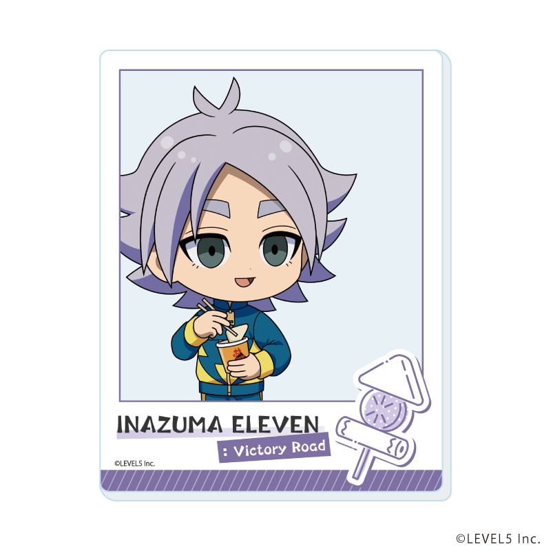 アクリルカード「イナズマイレブン 英雄たちのヴィクトリーロード」03/食べ歩きver. コンプリートセット(全8種)(ミニキャライラスト)