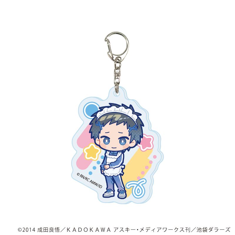 アクリルキーホルダー「デュラララ!!×２」11/ジャージメイドver. コンプリートセット(全6種)(POP Artイラスト)