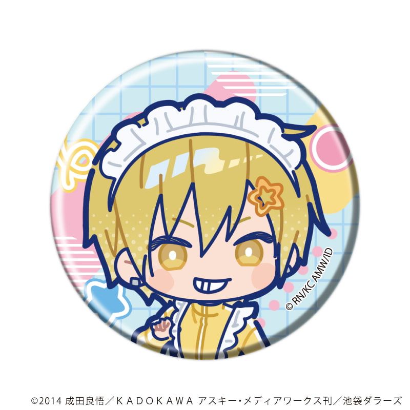 缶バッジ「デュラララ!!×２」19/ジャージメイドver. コンプリートセット(全6種)(POP Artイラスト)