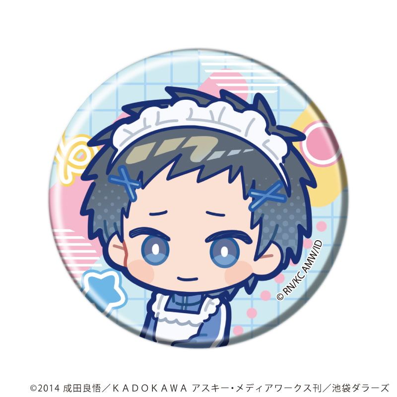 缶バッジ「デュラララ!!×２」19/ジャージメイドver. ブラインド(6種)(POP Artイラスト)