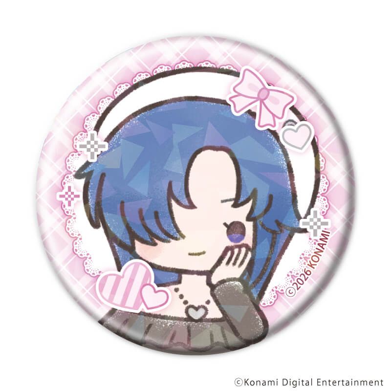 ホログラム缶バッジ(57mm)「ときめきメモリアル」01/ダークガーリーver. コンプリートセット(全7種)(グラフアートイラスト)