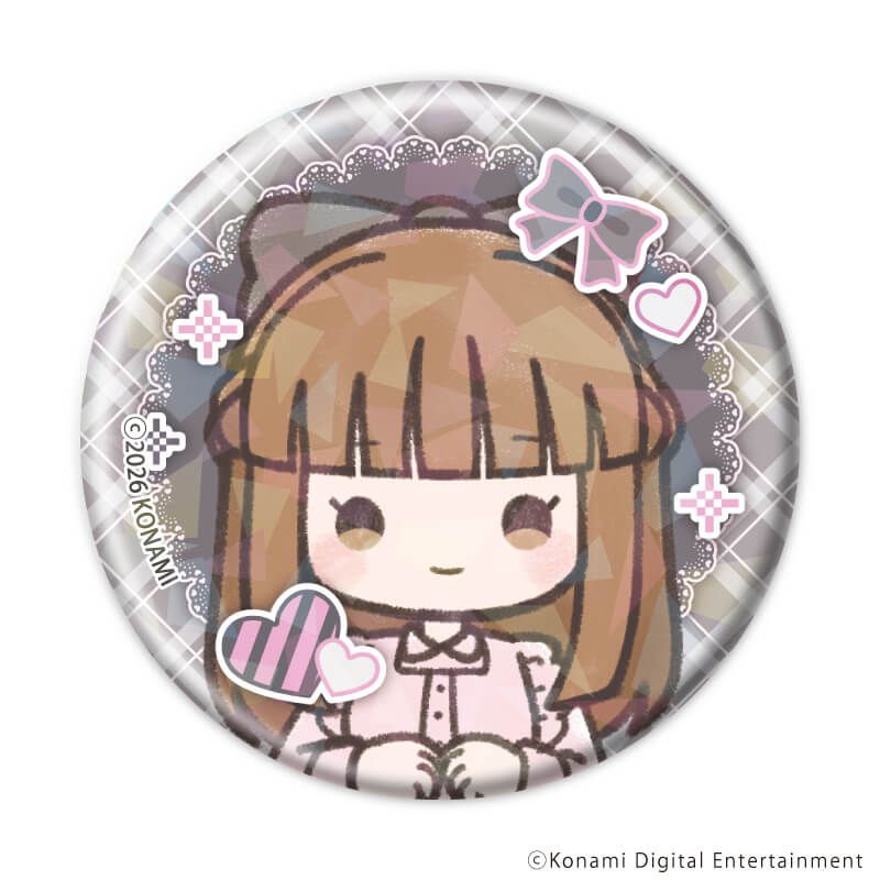 ホログラム缶バッジ(57mm)「ときめきメモリアル」02/ダークガーリーver. ブラインド(7種)(グラフアートイラスト)