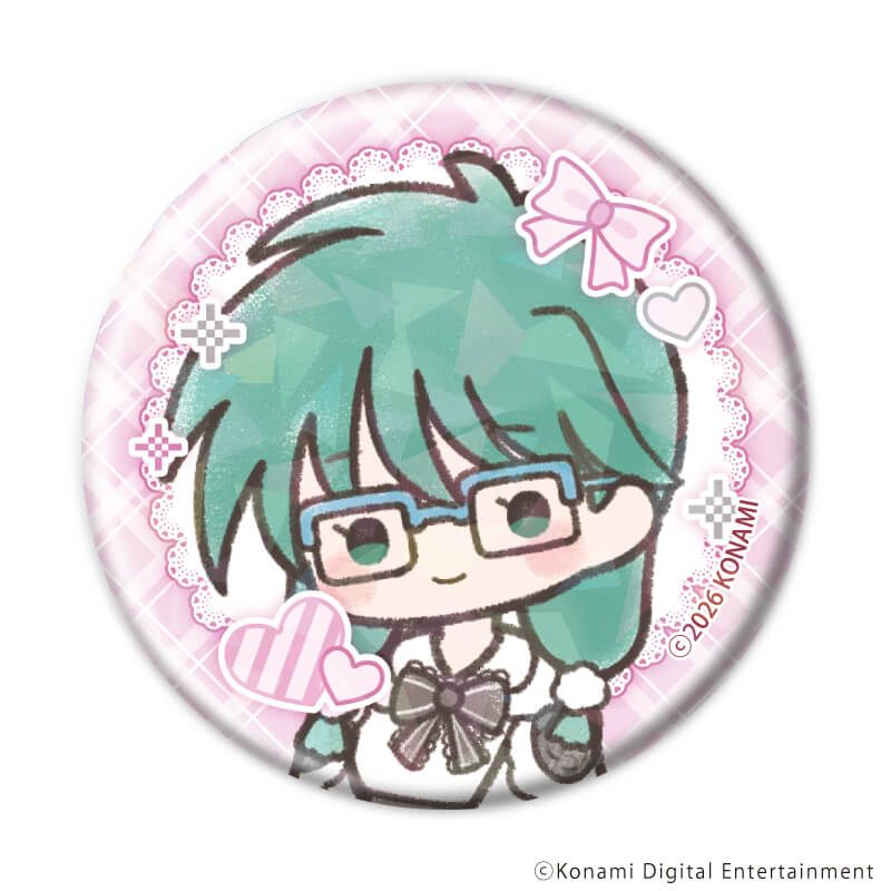 ホログラム缶バッジ(57mm)「ときめきメモリアル」01/ダークガーリーver. ブラインド(7種)(グラフアートイラスト)