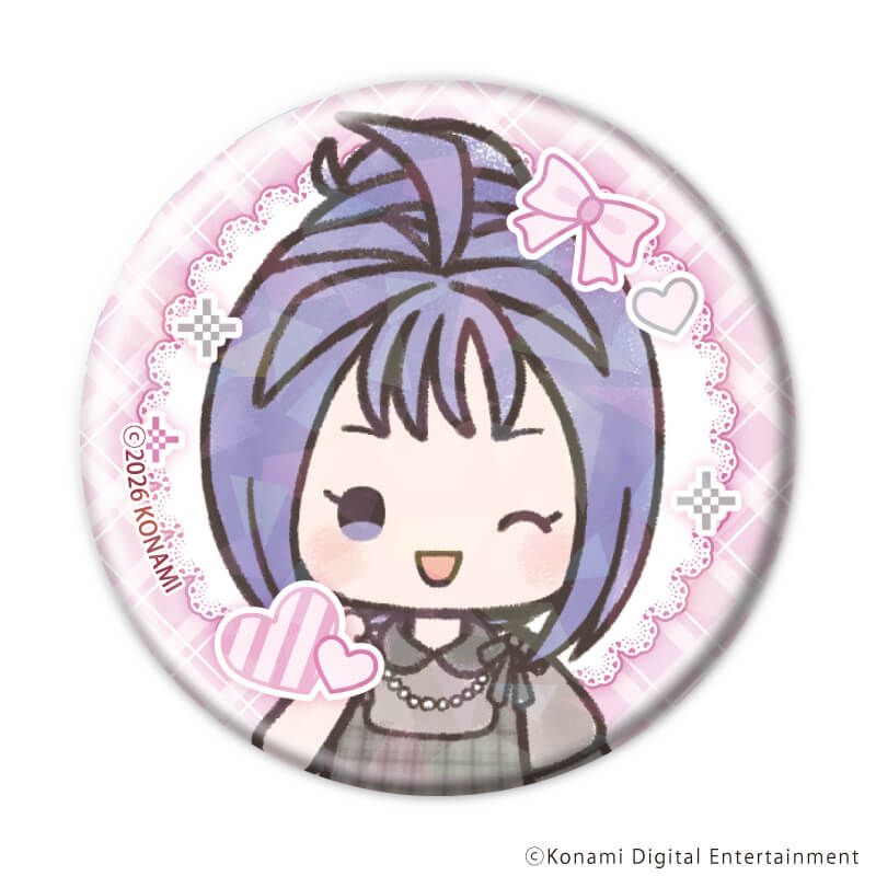 ホログラム缶バッジ(57mm)「ときめきメモリアル」01/ダークガーリーver. ブラインド(7種)(グラフアートイラスト)