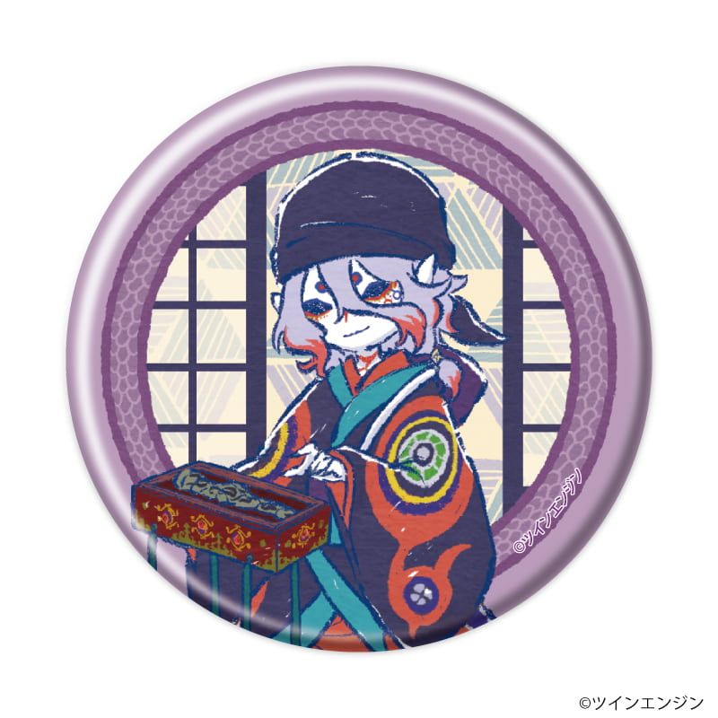 缶バッジ「劇場版モノノ怪 第三章 蛇神」03/ブラインド(8種)(グラフアートイラスト)