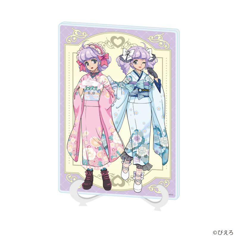 アクリルアートボード(A5サイズ)「ぴえろ魔法少女シリーズ」01/集合デザイン(描き下ろしイラスト)