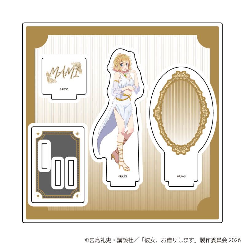 アクリルスタンドプレート「TVアニメ『彼女、お借りします』」29/七海麻美 女神ver.(描き下ろしイラスト)