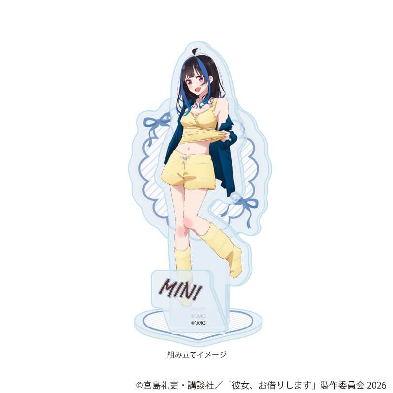 アクリルスタンドプレート「TVアニメ『彼女、お借りします』」13/八重森みに へそチラver.(描き下ろしイラスト)